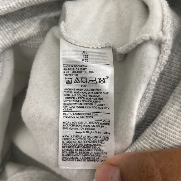 Old Navy Oversized Hoodie Women XL Gray Lightweight  Full Zip NWT - Picture 5 of 11